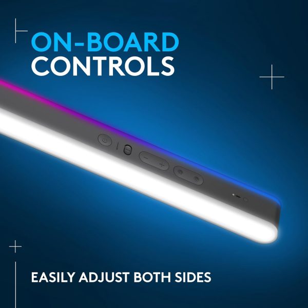 Logitech G Litra Beam LX Premium Dual-Sided RGB LED Streaming Key Light, TrueSoft, Studio Lights, Bluetooth, USB, PC/Mac - Graphite - Image 6