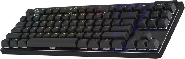 Logitech G PRO X TKL LIGHTSPEED Wireless Gaming Keyboard, Ultra-Portable Tenkeyless Design, LIGHTSYNC RGB, PBT keycaps, Tactile Switches (GX Brown) - White - Image 20