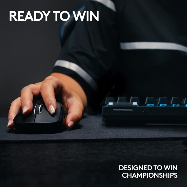 Logitech G PRO X TKL LIGHTSPEED Wireless Gaming Keyboard, Ultra-Portable Tenkeyless Design, LIGHTSYNC RGB, PBT keycaps, Tactile Switches (GX Brown) - White - Image 42
