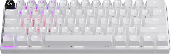 Logitech G PRO X TKL LIGHTSPEED Wireless Gaming Keyboard, Ultra-Portable Tenkeyless Design, LIGHTSYNC RGB, PBT keycaps, Tactile Switches (GX Brown) - White - Image 74