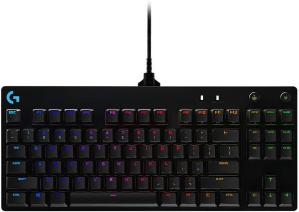 Logitech G PRO X TKL LIGHTSPEED Wireless Gaming Keyboard, Ultra-Portable Tenkeyless Design, LIGHTSYNC RGB, PBT keycaps, Tactile Switches (GX Brown) - White - Image 83