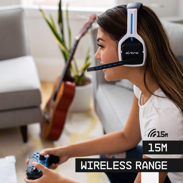 Logitech G Astro A30 Lightspeed Wireless Gaming Headset, Bluetooth, Dolby Atmos/3D Audio Compatible, Detachable Boom, 27h Battery, for Xbox, PS5, PS4, Nintendo Switch, PC, Android Blue - Image 3