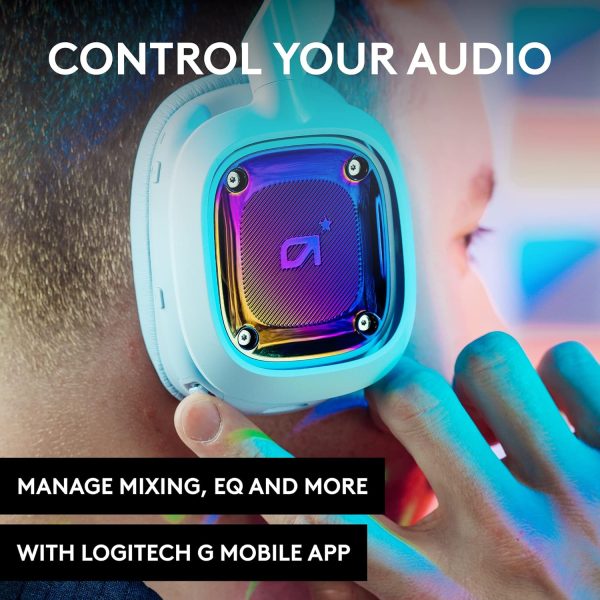 Logitech G Astro A30 Lightspeed Wireless Gaming Headset, Bluetooth, Dolby Atmos/3D Audio Compatible, Detachable Boom, 27h Battery, for Xbox, PS5, PS4, Nintendo Switch, PC, Android Blue - Image 17