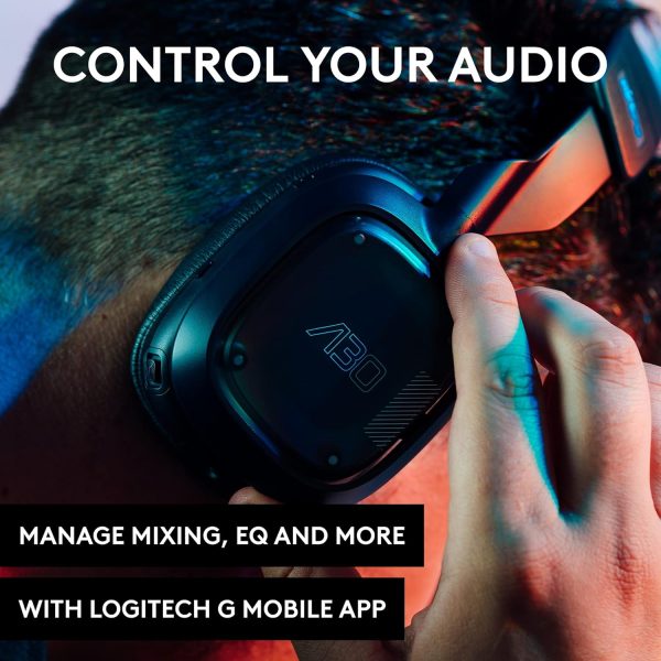 Logitech G Astro A30 Lightspeed Wireless Gaming Headset, Bluetooth, Dolby Atmos/3D Audio Compatible, Detachable Boom, 27h Battery, for Xbox, PS5, PS4, Nintendo Switch, PC, Android Blue - Image 27