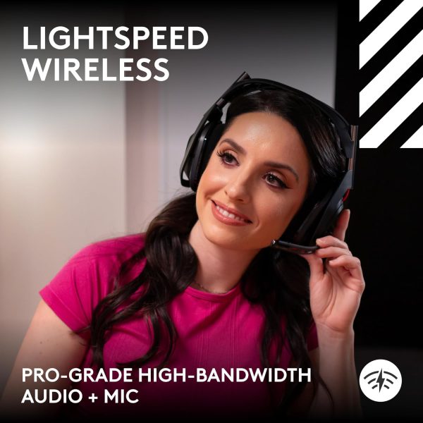 Logitech G Astro A50 X Omni-Platform Wireless Gaming Headset + Base Station for PS5, Xbox, PC: PLAYSYNC Video & Audio Switcher, HDMI 2.1 4K 120Hz VRR, &lt24 bit/48 kHz, 24hr Battery, 2.4GHz &amp BT - Black - Image 15