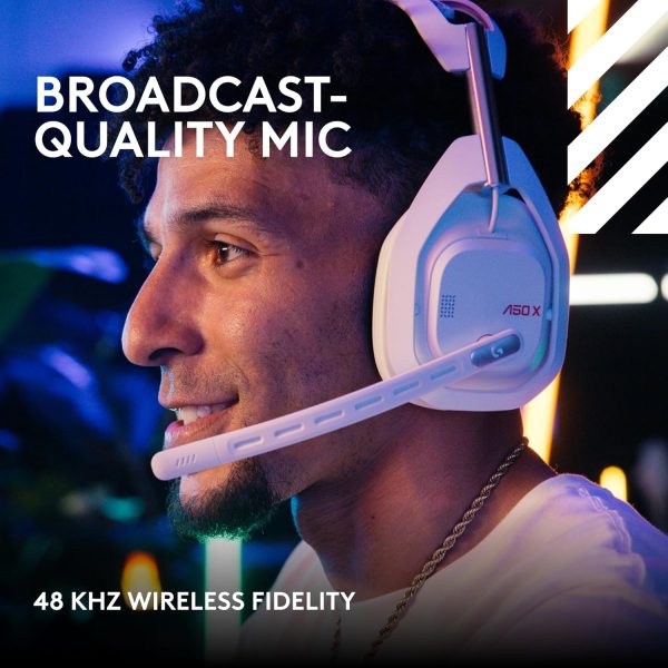 Logitech G Astro A50 X Omni-Platform Wireless Gaming Headset + Base Station for PS5, Xbox, PC: PLAYSYNC Video & Audio Switcher, HDMI 2.1 4K 120Hz VRR, &lt24 bit/48 kHz, 24hr Battery, 2.4GHz &amp BT - Black - Image 29
