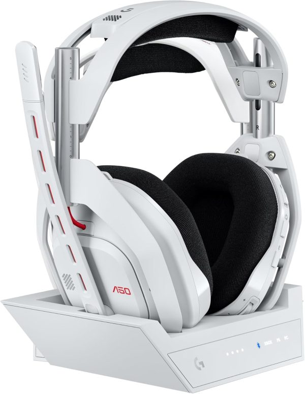 Logitech G Astro A50 X Omni-Platform Wireless Gaming Headset + Base Station for PS5, Xbox, PC: PLAYSYNC Video & Audio Switcher, HDMI 2.1 4K 120Hz VRR, &lt24 bit/48 kHz, 24hr Battery, 2.4GHz &amp BT - Black - Image 34