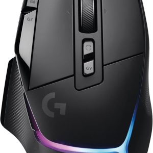 Logitech G502 X Plus Wireless Gaming Mouse - LIGHTSPEED Optical, LIGHTFORCE Switches, LIGHTSYNC RGB, HERO 25K Sensor for PC/Mac - Black