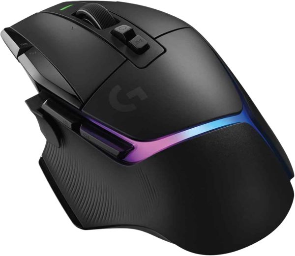 Logitech G502 X Plus Wireless Gaming Mouse - LIGHTSPEED Optical, LIGHTFORCE Switches, LIGHTSYNC RGB, HERO 25K Sensor for PC/Mac - Black - Image 34