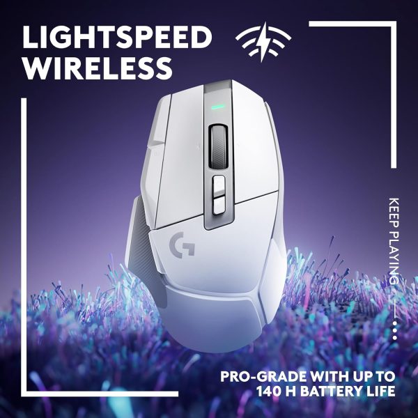 Logitech G502 X Plus Wireless Gaming Mouse - LIGHTSPEED Optical, LIGHTFORCE Switches, LIGHTSYNC RGB, HERO 25K Sensor for PC/Mac - Black - Image 58