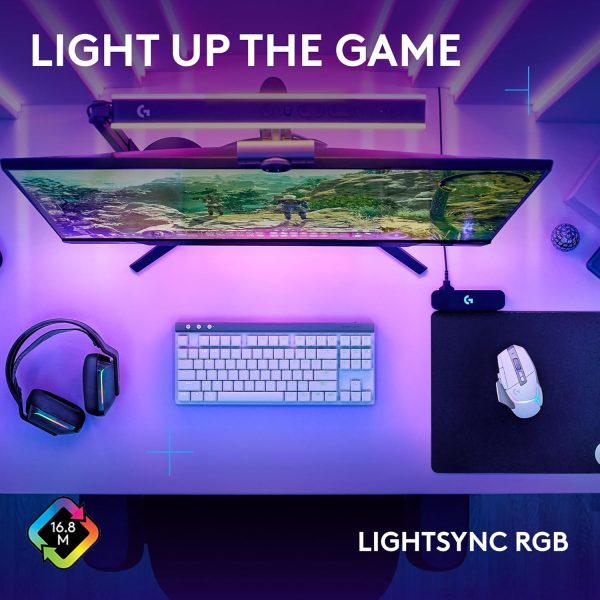 Logitech G502 X Plus Wireless Gaming Mouse - LIGHTSPEED Optical, LIGHTFORCE Switches, LIGHTSYNC RGB, HERO 25K Sensor for PC/Mac - Black - Image 79