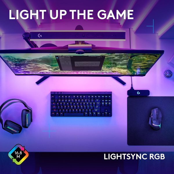 Logitech G502 X Plus Wireless Gaming Mouse - LIGHTSPEED Optical, LIGHTFORCE Switches, LIGHTSYNC RGB, HERO 25K Sensor for PC/Mac - Black - Image 86