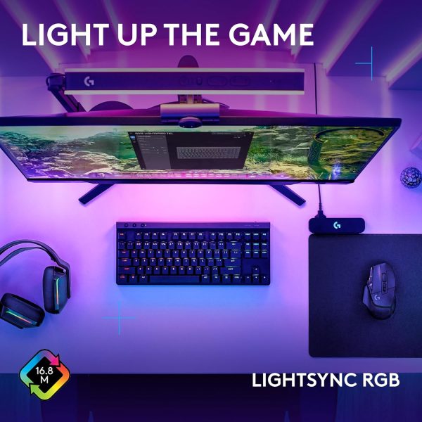 Logitech G502 X Plus Wireless Gaming Mouse - LIGHTSPEED Optical, LIGHTFORCE Switches, LIGHTSYNC RGB, HERO 25K Sensor for PC/Mac - Black - Image 105