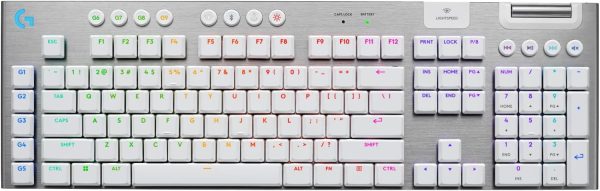Logitech G915 X Lightspeed Wireless Mechanical Gaming Keyboard, Double-Shot PBT Keycaps, Fully Programmable Keys, RGB Backlit Mac/PC Gaming Keyboards, Aluminum Finish, GL Tactile Switches, Black - Image 37