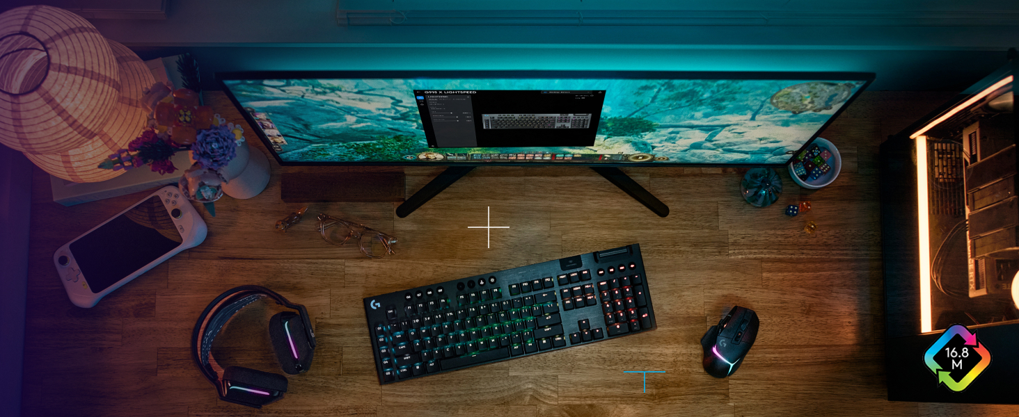 Logitech G915 X LIGHTSPEED Low-Profile Wireless Gaming Keyboard