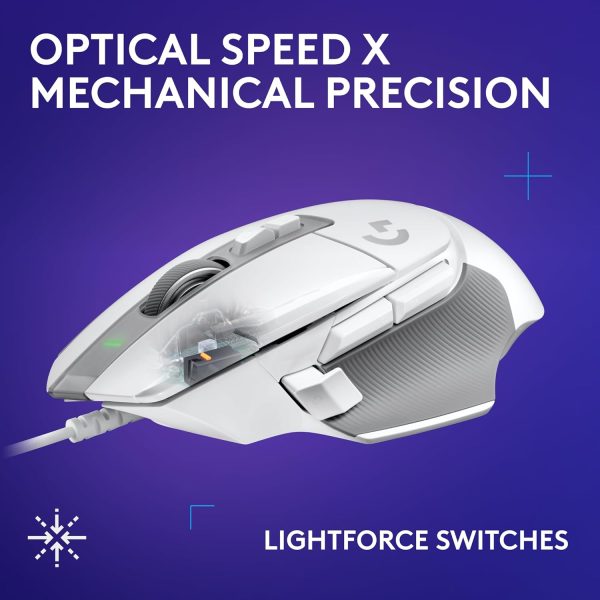 Logitech G502 X Plus Wireless Gaming Mouse - LIGHTSPEED Optical, LIGHTFORCE Switches, LIGHTSYNC RGB, HERO 25K Sensor for PC/Mac - Black - Image 169